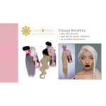 LOVE TRUE PARIS ≡ Brazilian Straight Blonde Hair Extensions 1B/613 - Image 3